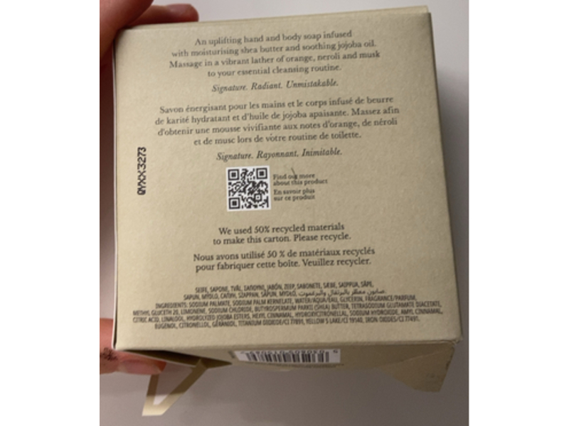 Molton Brown London Perfumed Body Soap, Orange & Bergamot, 5.29 oz