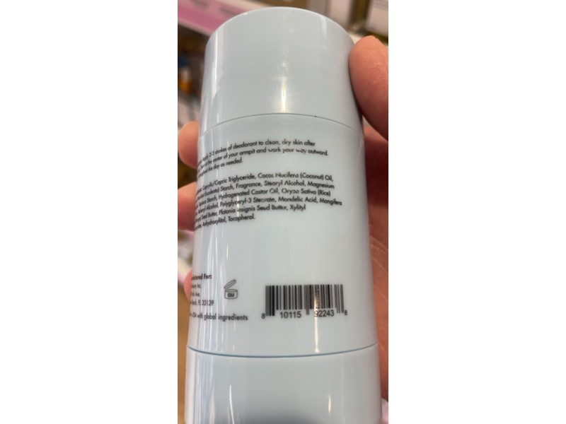 Truly Brightening + Ingrowns Deodorant, Coco Cloud, 3 oz/85 g