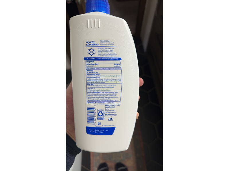 Head & Shoulders Men 2 In 1 Shampoo + Conditioner, 28.2 fl oz/835 mL