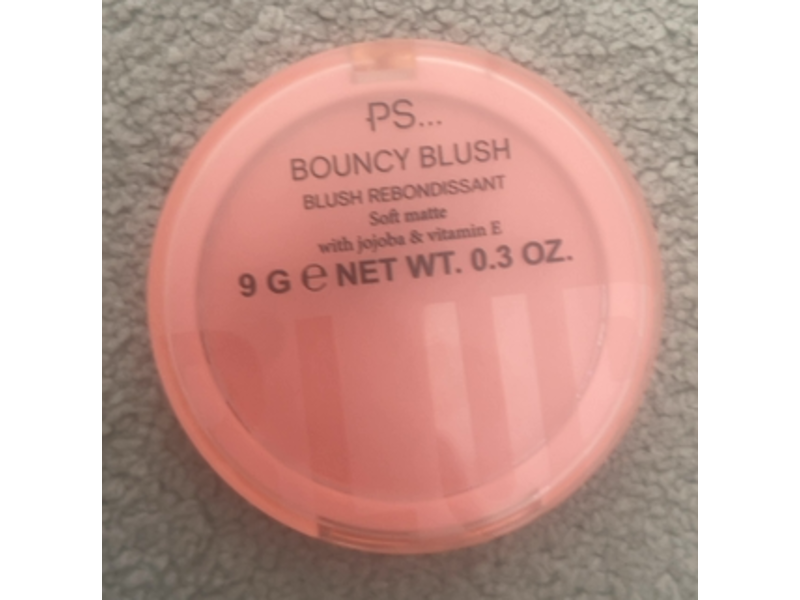 PS Bouncy Blush, Peach, Jojoba & Vitamin E, 0.3 oz/9 g