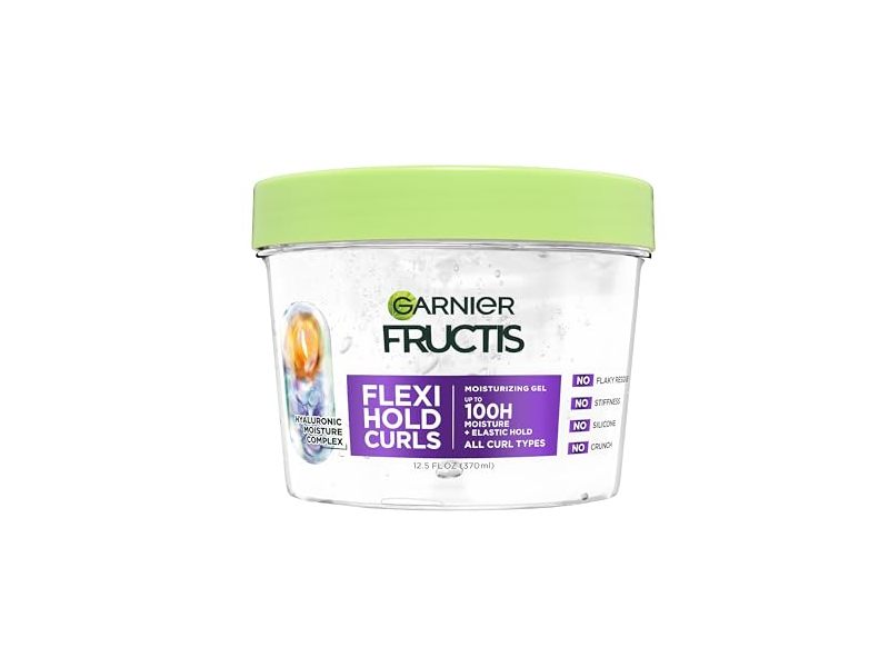 Garnier Fructis Flexi Hold Curls Moisturizing Gel, 12.5 fl oz/370 mL