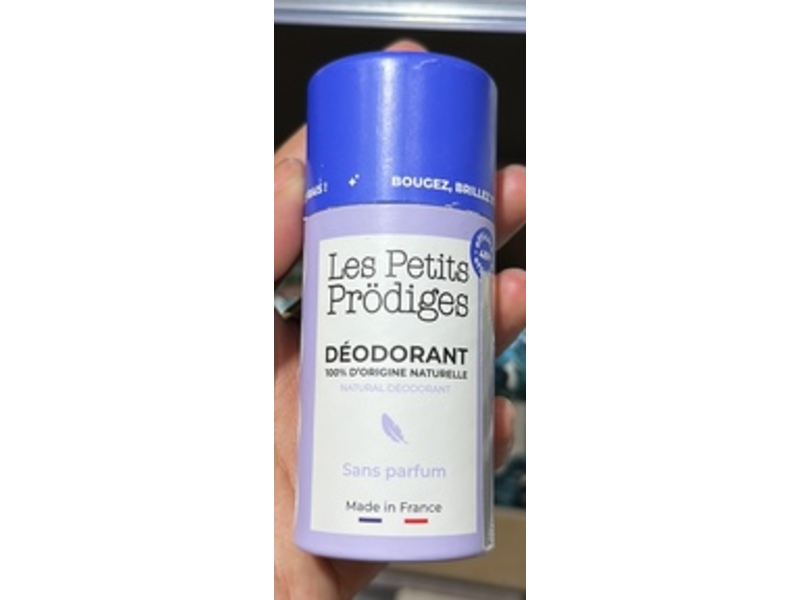 Les Petits Prodiges Natural Deodorant, Fragrance Free, 40 g