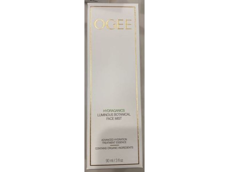 Ogee Luminous Botanical Face Mist, Hydraganics, 3 fl oz/90 mL
