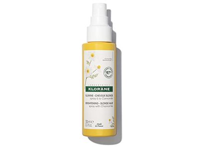Klorane Brightening Blonde Hair Spray, Chamomile, 3.3 fl oz/100 mL