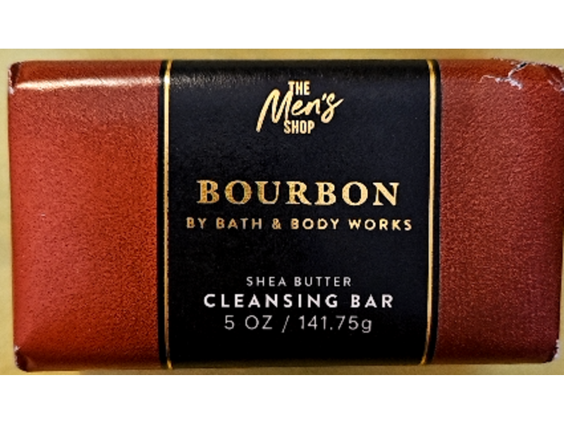 Bath & Body Works The Men's Shop Cleansing Bar, Bourbon, 5 oz/141.75 g