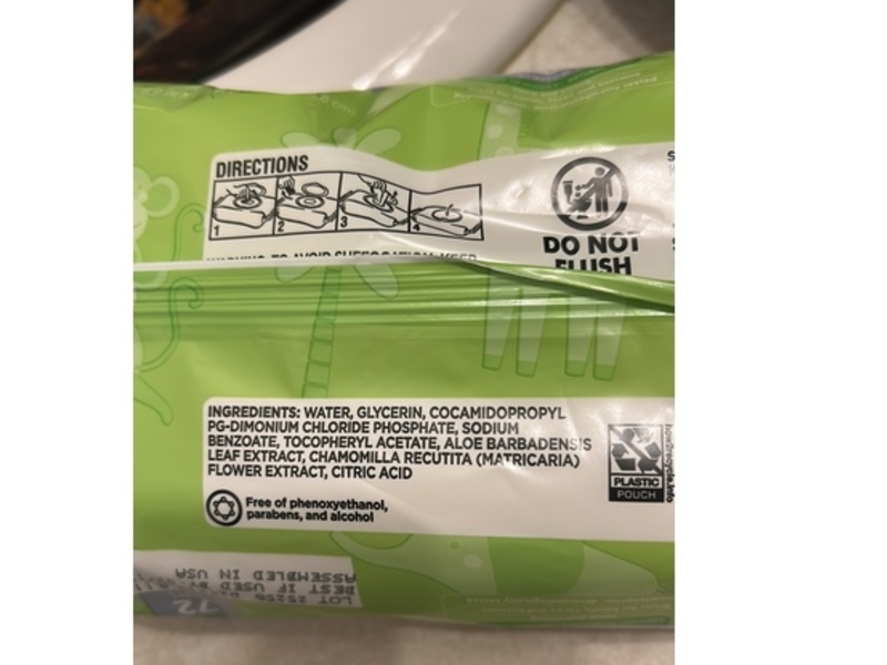 Meijer Fragrance Free Baby Wipes, 72 Count