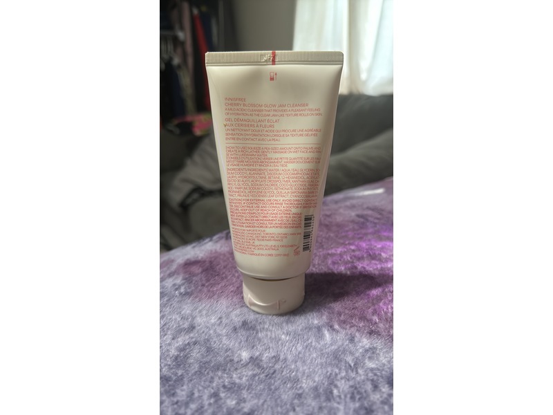 Innisfree Facial Cleansing Foam, Jeju Cherry Blossom, 5.29 oz/150 g