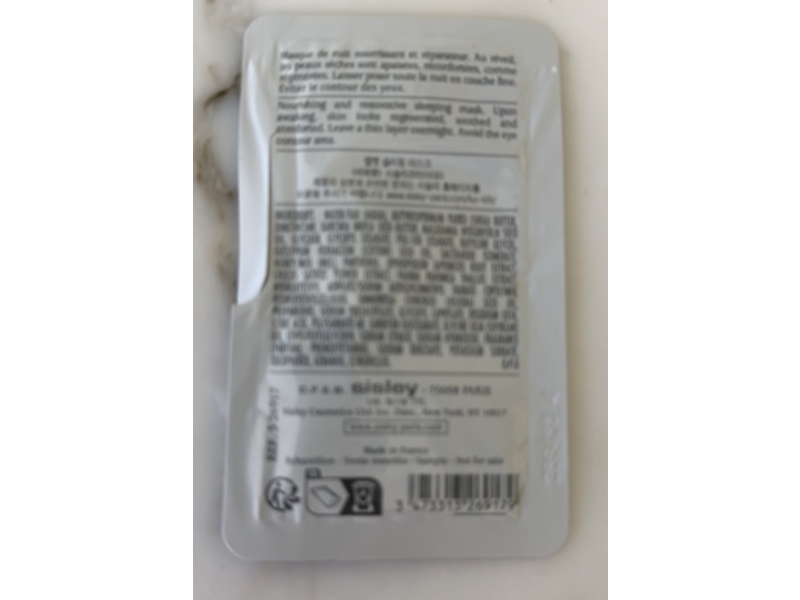 Sisley Paris Velvet Sleeping Mask, Saffron Flowers, 0.13 fl oz/4 mL