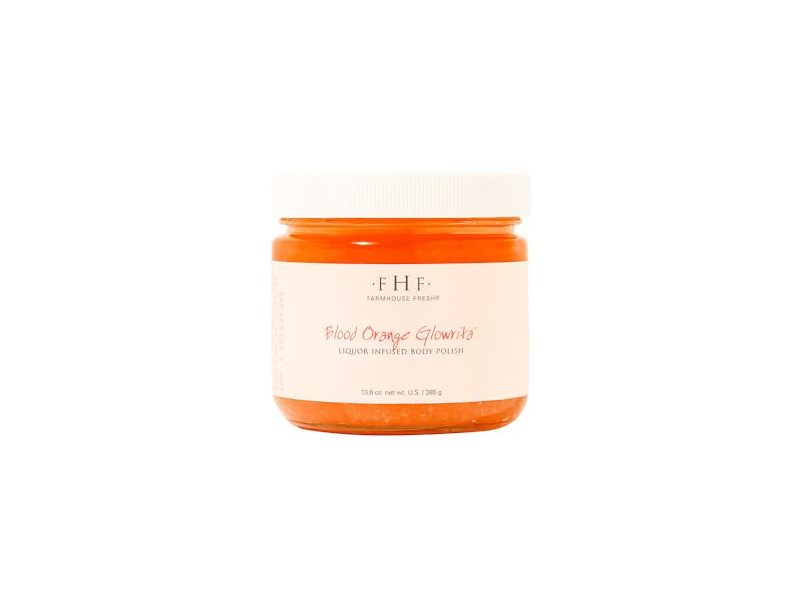 FarmHouse Fresh Liquor Infused Body Polish, Blood Orange Glowrita, 13.6 oz/385 g