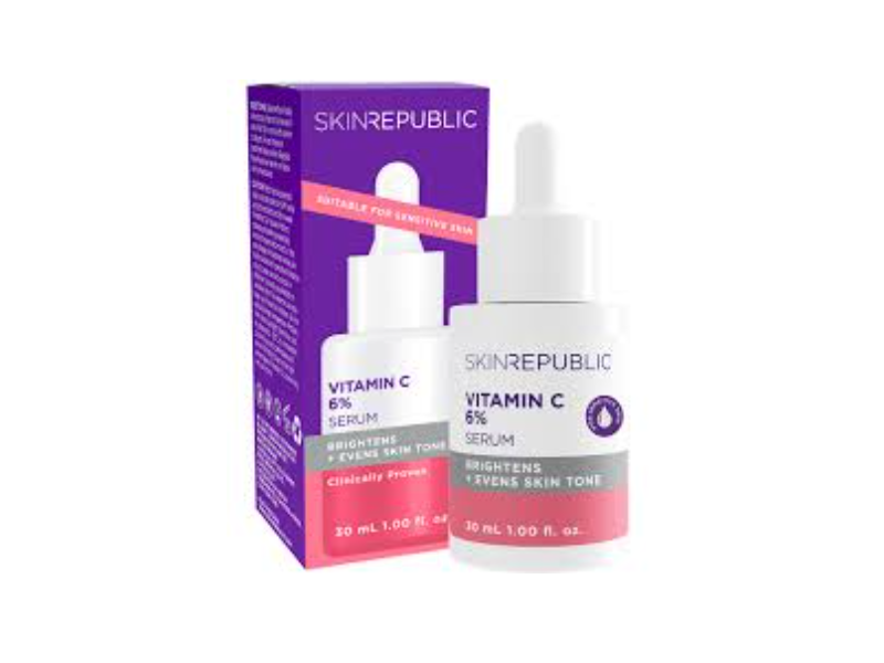 Skin Republic Serum, Vitamin C 6%, 1 fl oz/30 mL