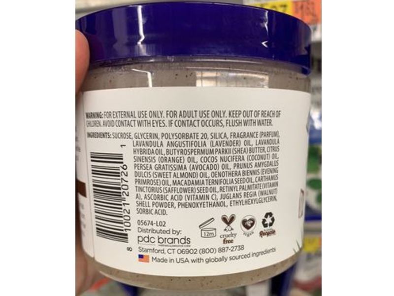 Dr. Teal's Shea Sugar Scrub, Coconut Oil, 19 oz/538 g