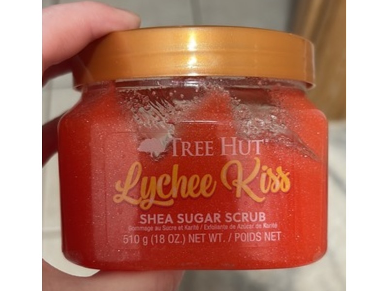 Tree Hut Shea Sugar Scrub, Lychee Kiss, 18 oz/510 g