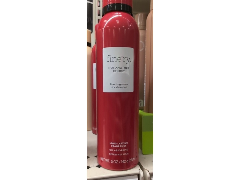 Fine'ry Fine Fragrance Dry Shampoo, Not Another Cherry, 5 oz/195 mL