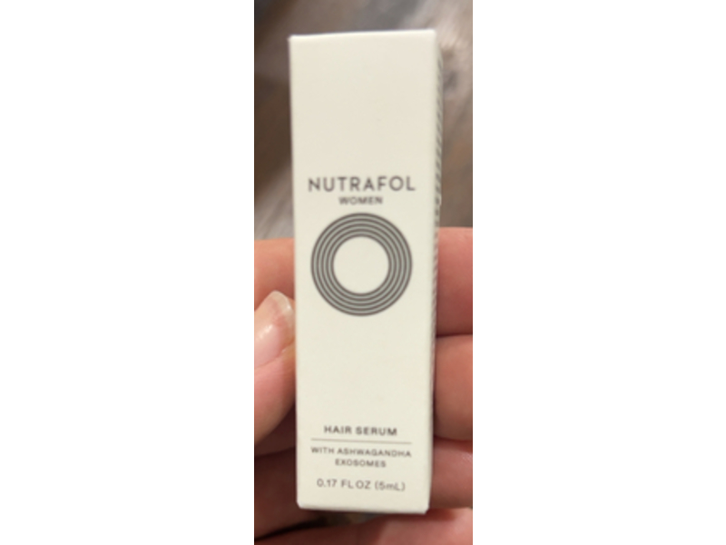 Nutrafol Women Hair Serum, Ashwagandha Exosomes, 0.17 fl oz/5 mL