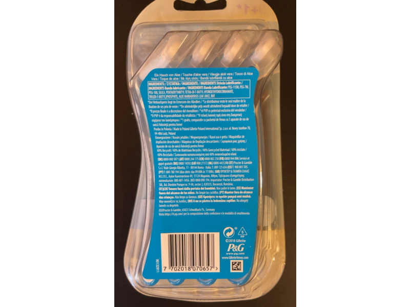 Gillette Venus Oceana Razor, 4 Count