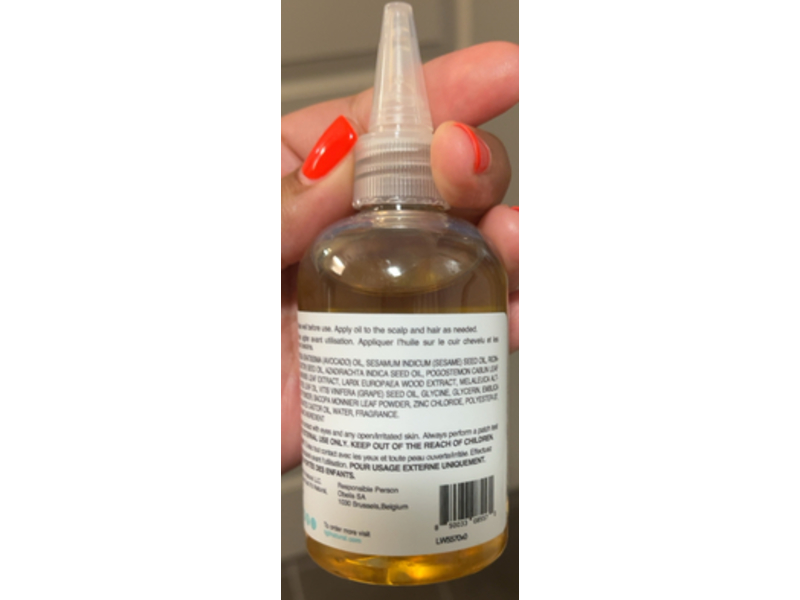 tgin Miracle Styling Ayurvedic Hair & Scalp Oil with Neem Oil+Brahmi Powder, 4 fl oz/120 mL