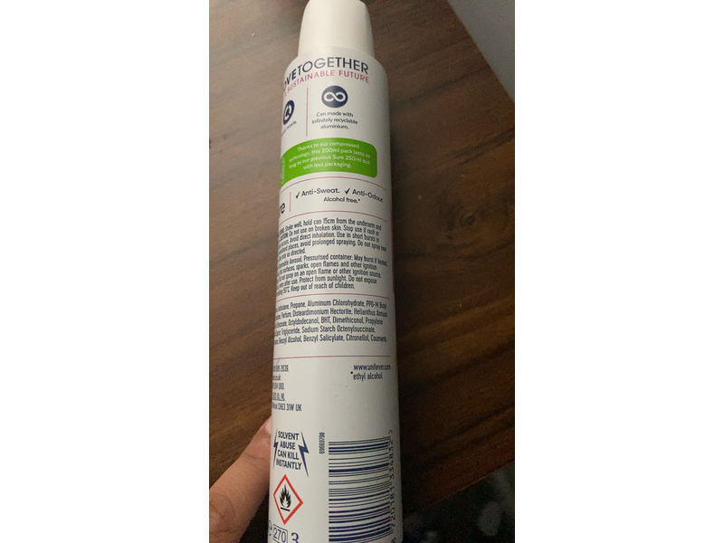 Sure 48h Dry Protection Anti-perspirant, Bright Bouquet, 200 mL