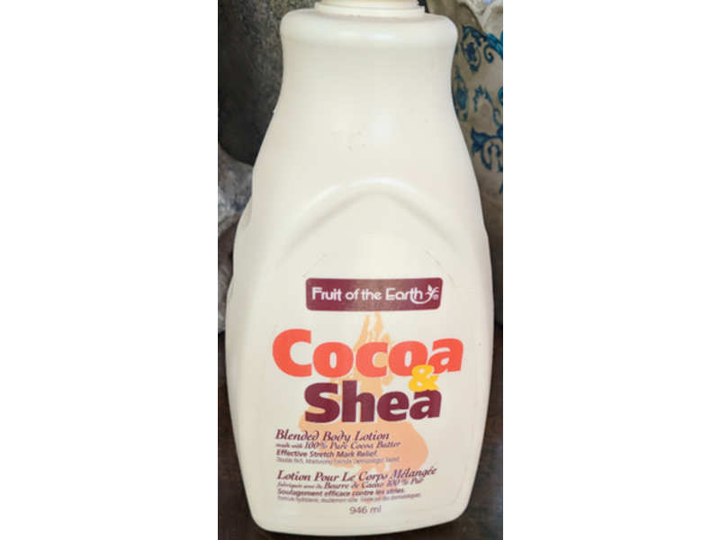 Fruit Of the Earth Blended Body Lotion, Cocoa & Shea, 946 mL