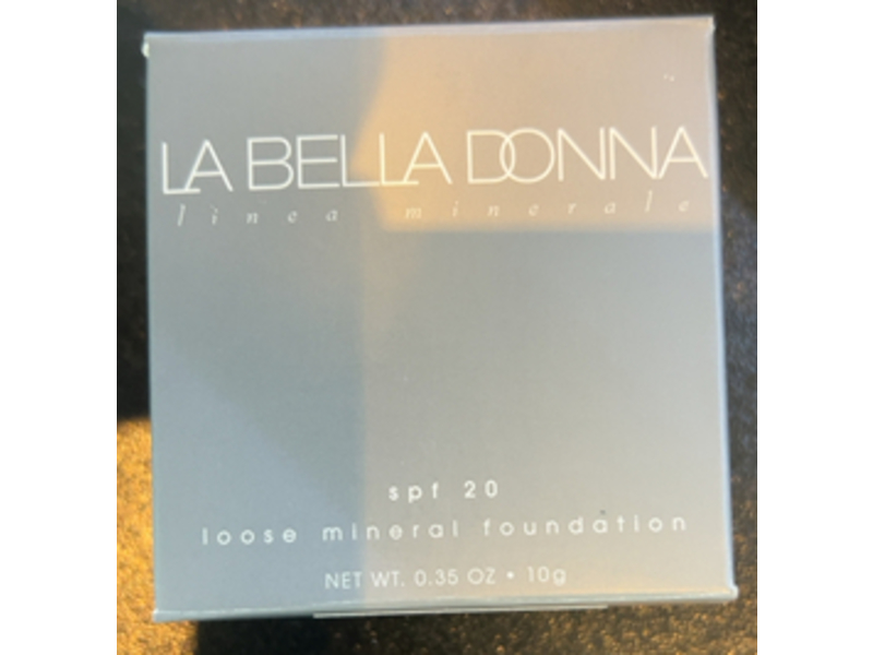La Bella Donna Loose Mineral Foundation, SPF 20 Honey, 0.35 oz/10 g