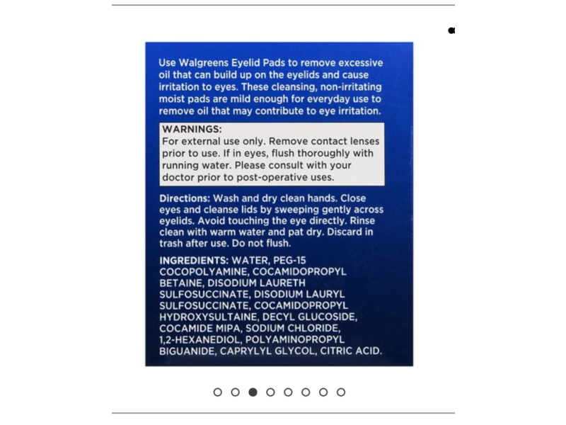 Walgreens Eyelid Pads, 30 Count