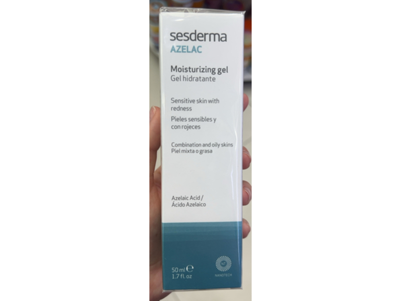 Sesderma Azelac Moisturizing Gel, Azelaic Acid, 1.7 fl oz/50 mL