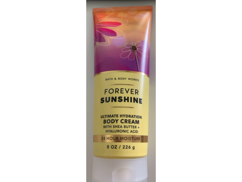 Bath & Body Works Ultimate Hydration Body Cream, Forever Sunshine, 8 oz/226 g