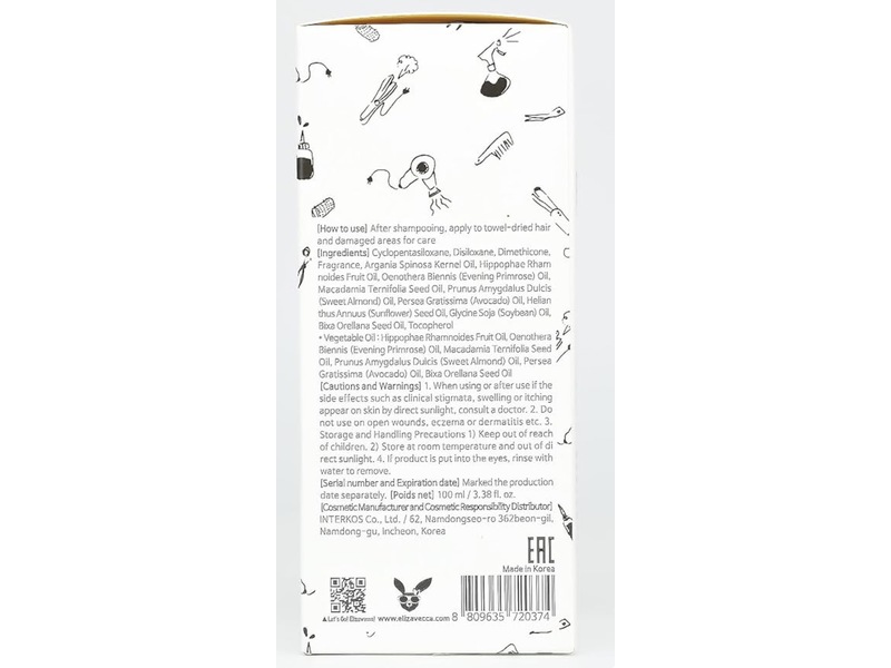 Elizavecca Cer 100 Hair Muscle Essence Oil, 3.38 oz/100 mL