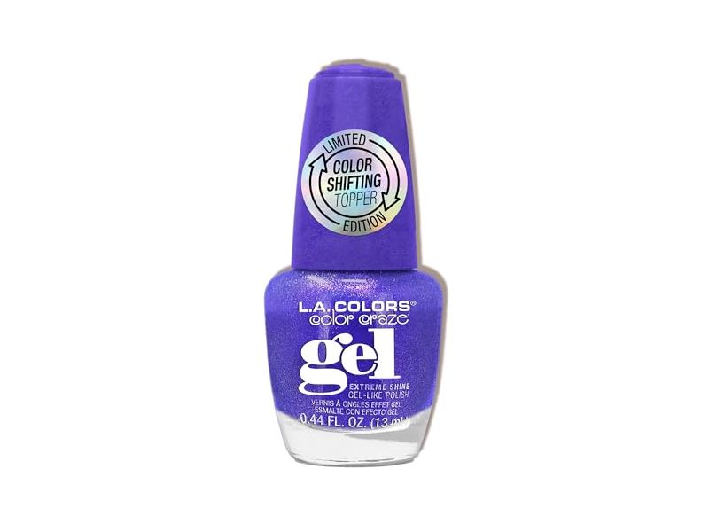 L.A. Colors Color Craze Gel Polish, Neptune CNL674, 0.44 fl oz/13 mL