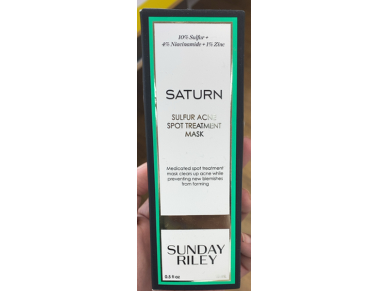 Sunday Riley Saturn Sulfur Acne Spot Treatment Mask, 0.5 fl oz/15 mL