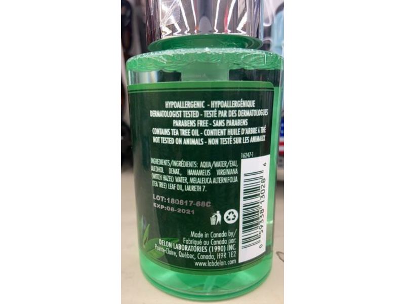 Delon Laboratories Skin Clearing Tea Tree Facial Toner, 5.9 fl oz/175 mL