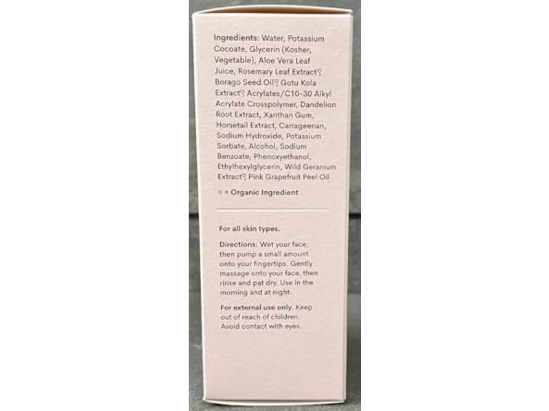 Fleur & Bee So Clean Facial Cleanser, 3.7 fl oz