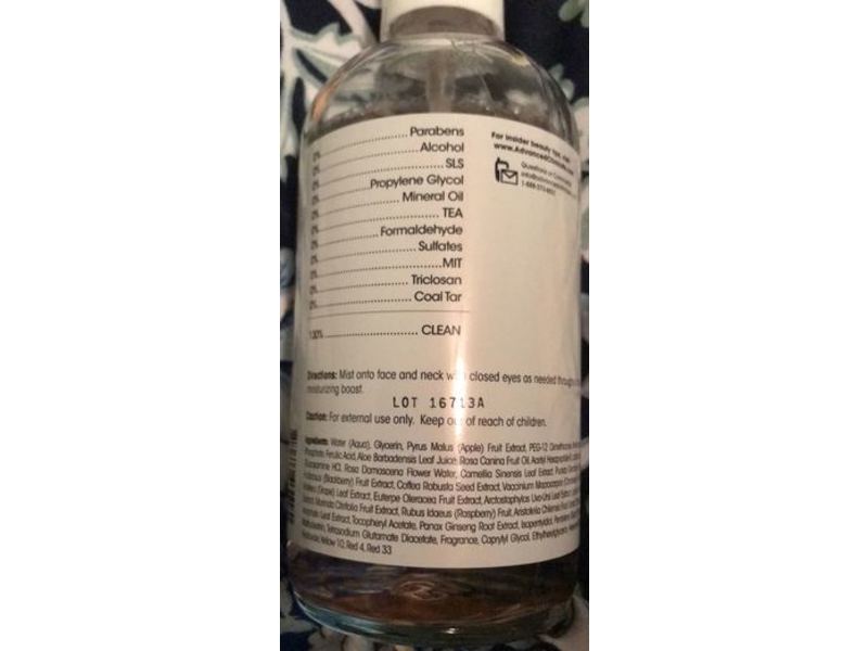 Advanced Clinicals Antioxidant Glow Facial Mist, Vitamin C + Ferulic Acid, 8 fl oz/237 mL