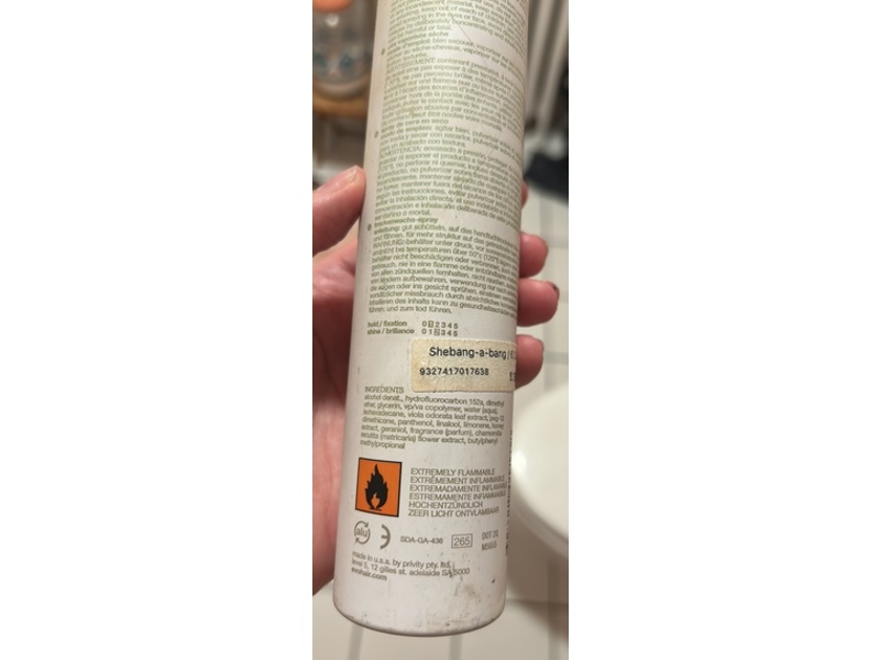 EVO Shebang-A-Bang Dry Spray Wax, 6.2 fl oz/176 g