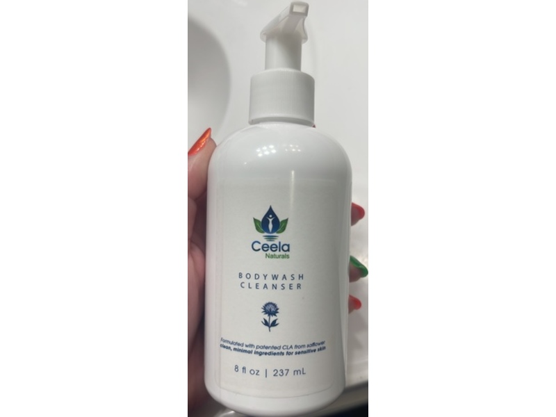 Ceela Naturals Body Wash Cleanser, 8 fl oz/237 mL