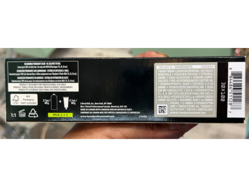 L'Oreal Professionnel Serie Inoa Permanent Hair Color, 7/7N, 2.1 oz/60 g