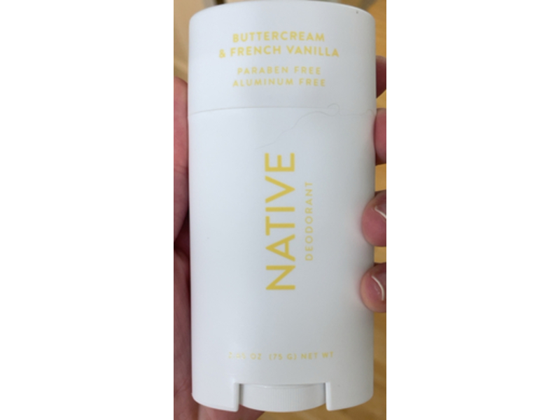 Native Deodorant, Buttercream & French Vanilla, 2.65oz/75 g