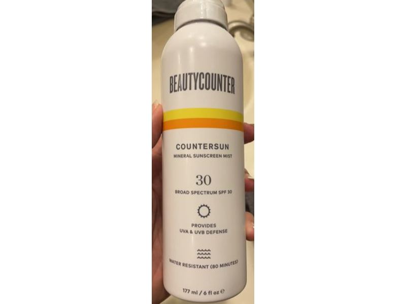 Beauty Counter Countersun Mineral Sunscreen Mist, SPF 30, 6 fl oz/177 mL