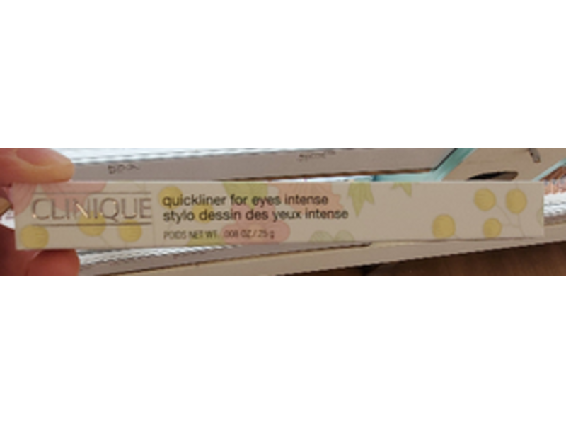 Clinique Quickliner For Eyes Intense, Intense Charcoal, 0.008 oz/0.25 g