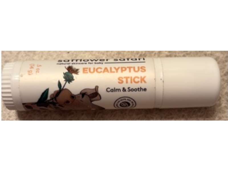 Safflower Safari Calm & Soothe Stick, Eucalyptus, 0.5 oz/14 g