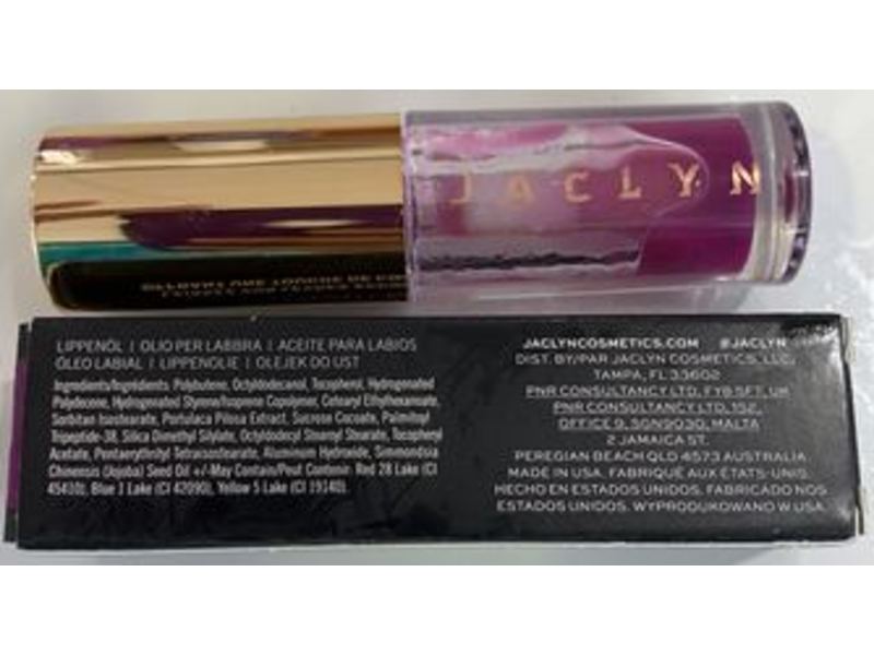 Jaclyn Cosmetics Lip Oil, Pout Drip, 0.08 fl oz/2.6 mL