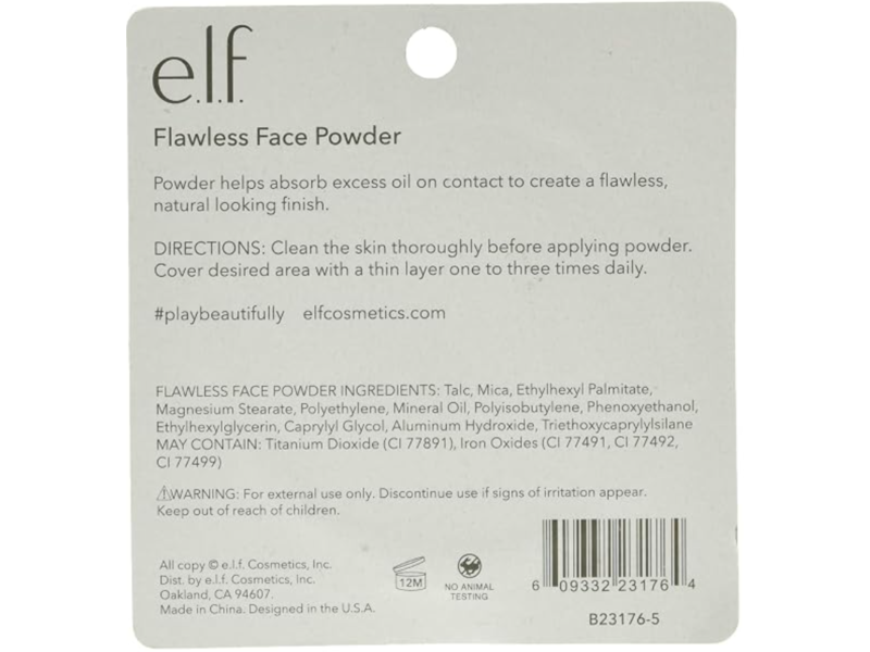 e.l.f. Cosmetics Flawless Face Powder, Light Beige, 0.18 oz