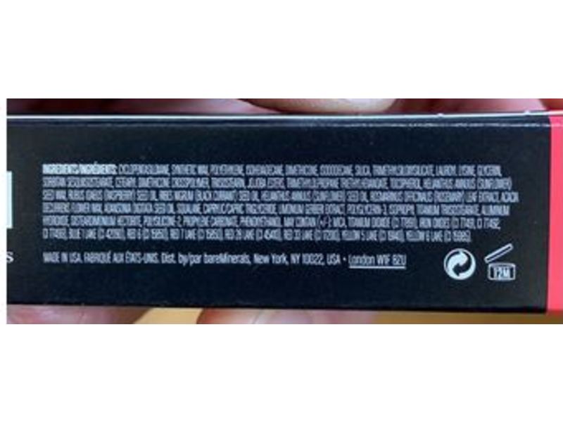 Bareminerals Barepro Longwear Lipstick, Hibiscus, 0.07 oz/2 g