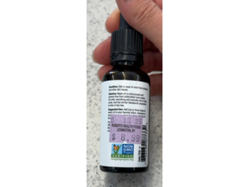 Now Solutions Pure Neem Oil, 1 fl oz/30 mL