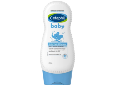 Cetaphil Baby Gentle Wash & Shampoo, Glycerin & Pro-Vitamin B5, 230 mL