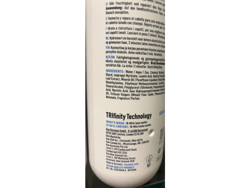 KMS Moist Repair Conditioner, 25.3 fl oz/750 mL