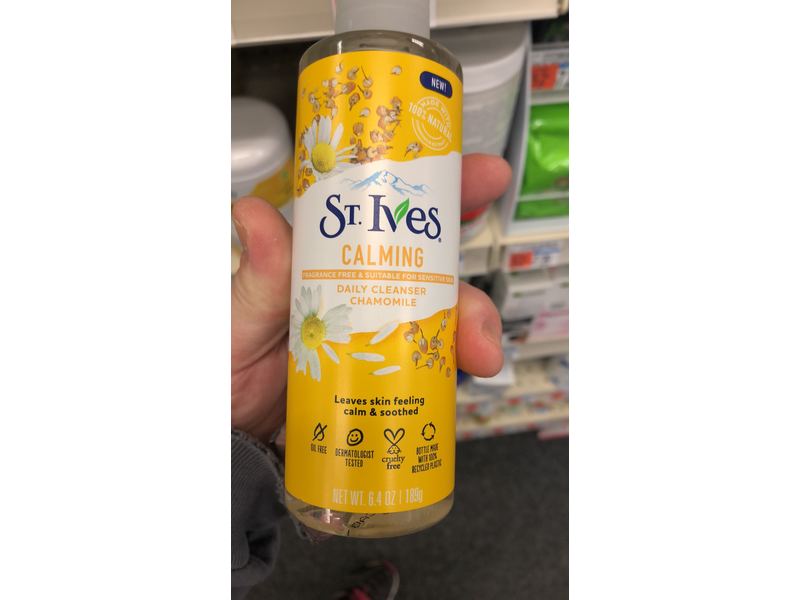 st ives face wash chamomile