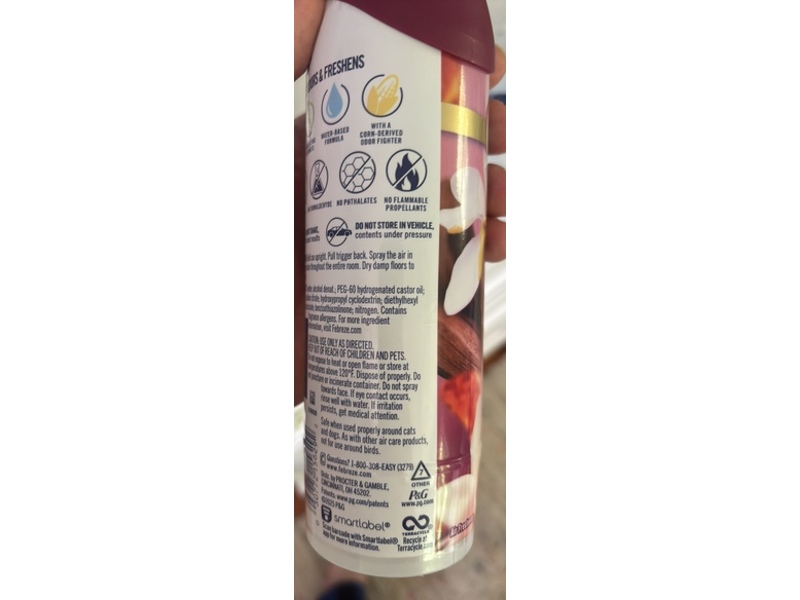 Febreze Luxe Air Freshener, Vanilla Suede, 8.8 oz/250 g