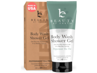 Beauty By Earth Body Wash Shower Gel, Peppermint Tea Tree, 8 fl oz/236 mL - thumbnail 1