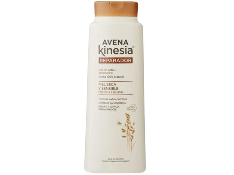 Avena Kinesia Shower Gel, Repairing, 40.6 fl oz/1200 mL
