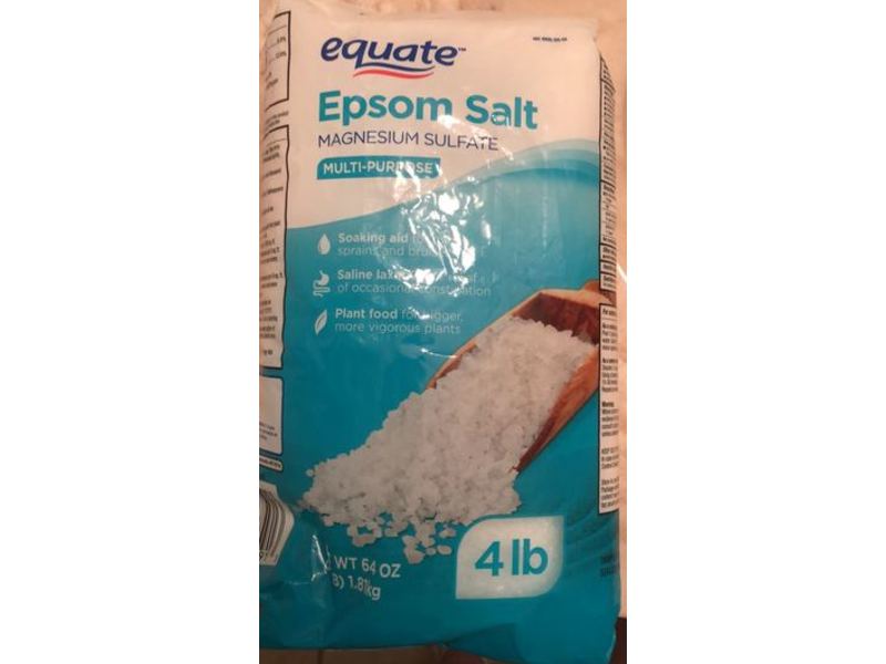 Equate Epsom Salt, Magnesium Sulfate, 64 oz/1.8 kg